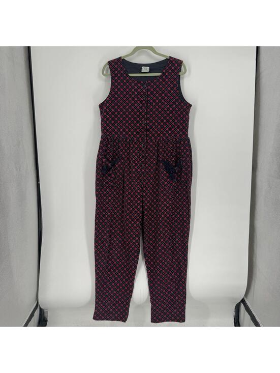 Laura Ashley Dresses & Skirts - Vintage 90s Laura Ashley jumpsuit burgundy corduroy one piece cottage core